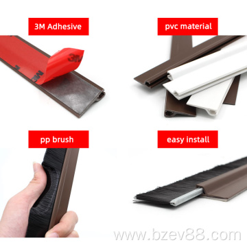 Self-adhesive 3M door bottom sealing strip